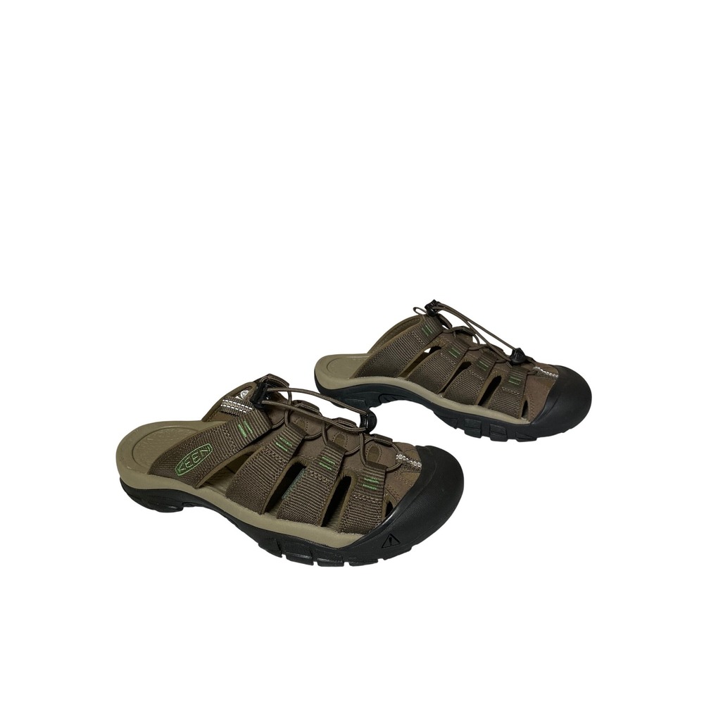 KEEN Newport H2 Slide Mens Brown Tan Outdoor Hiking Water Sandals Mules Size 10